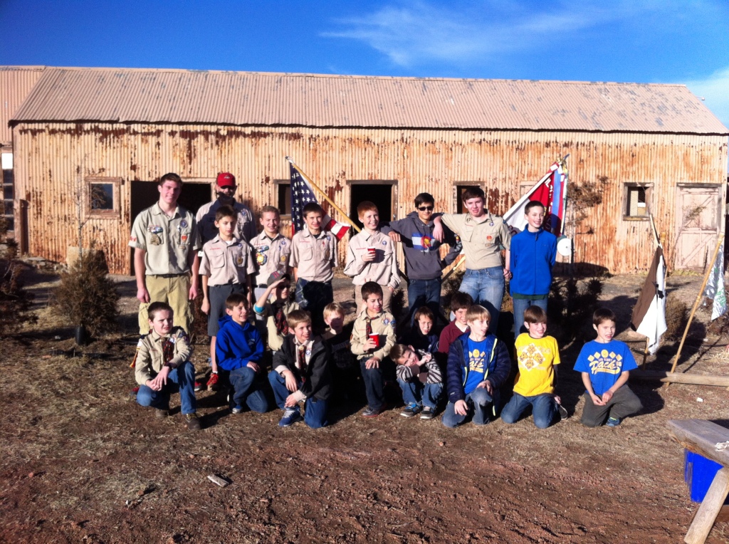 Boy Scout Troop 287 hosts Webelos from Pack 26